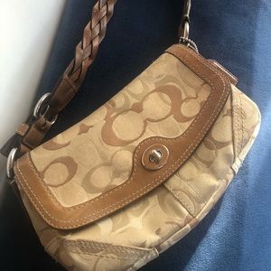 Small purse with braided strap